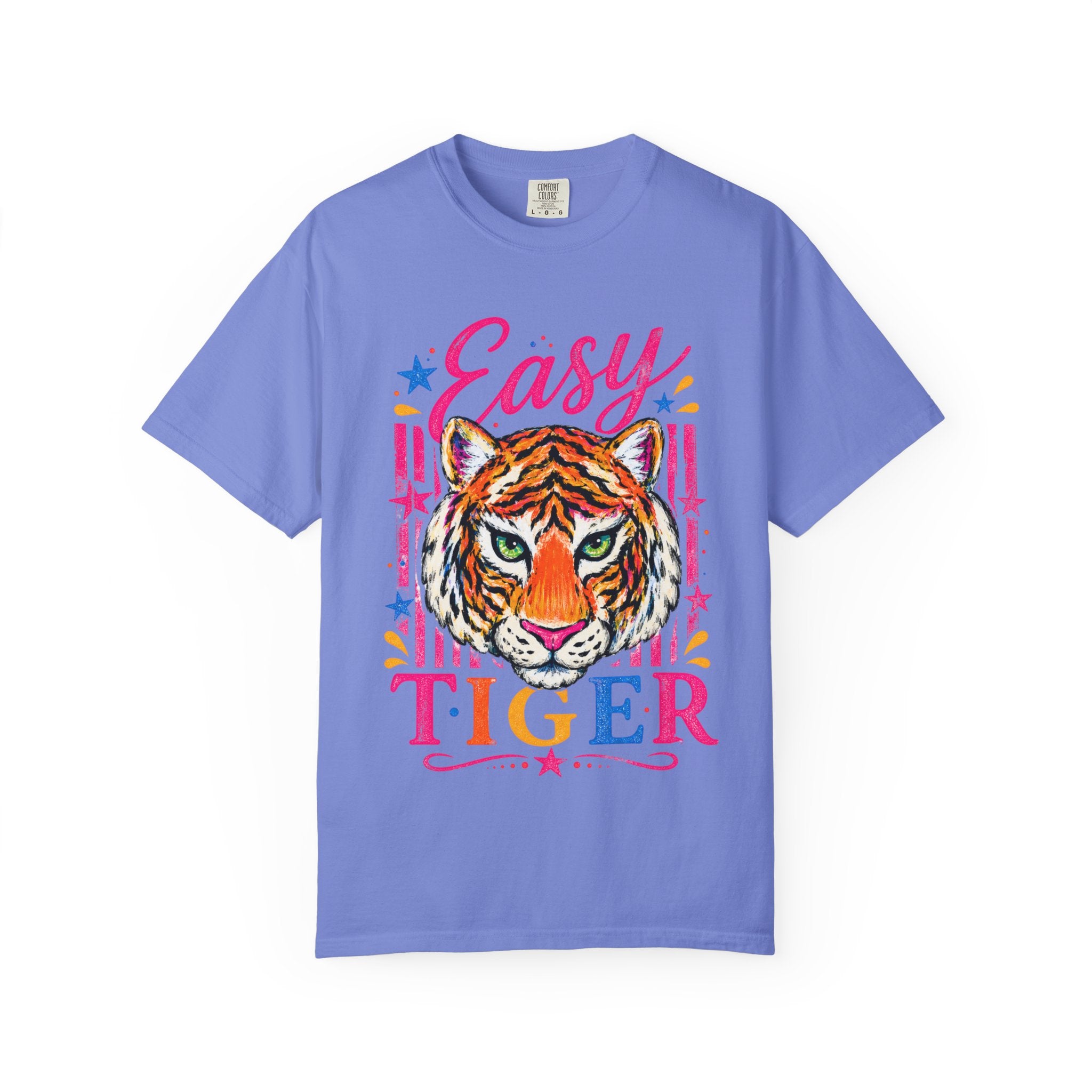 Easy Tiger T-Shirt | Colorful Tiger Graphic Tee