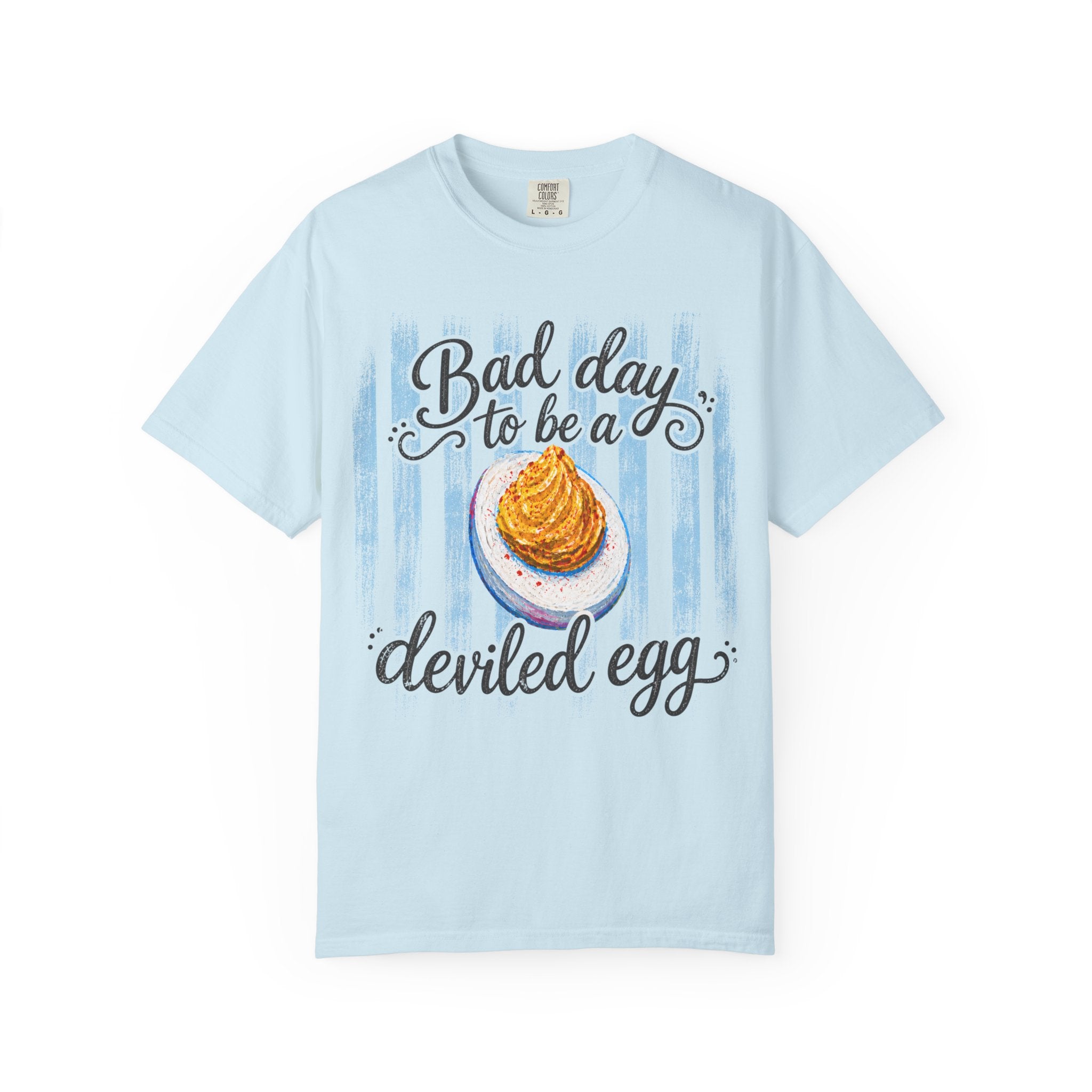 Bad Day To Be A Deviled Egg T-Shirt | Colorful Funny Graphic Tee