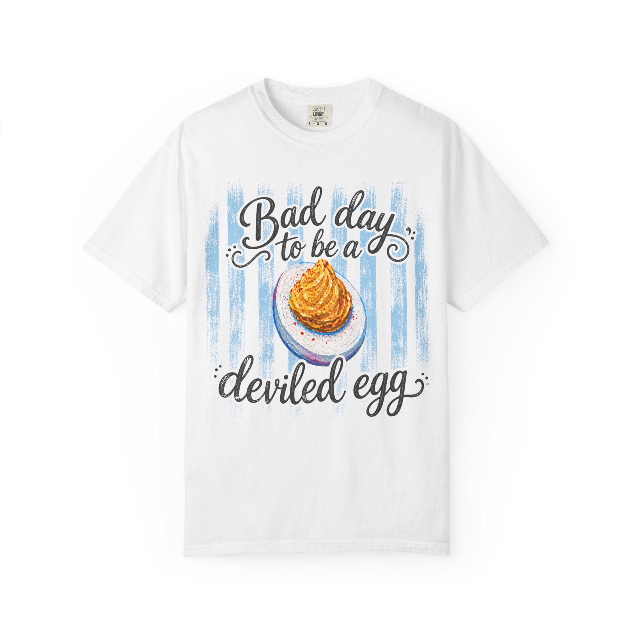 Bad Day To Be A Deviled Egg T-Shirt | Colorful Funny Graphic Tee