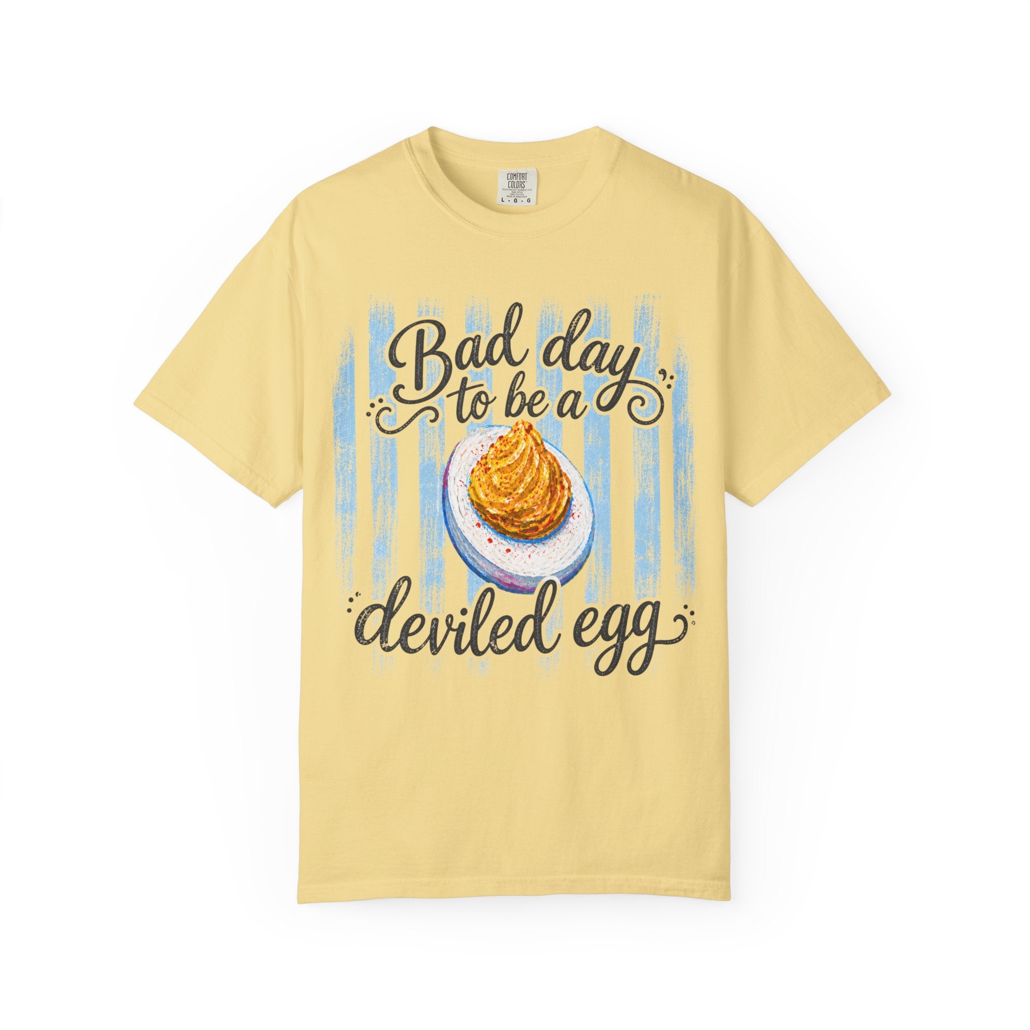 Bad Day To Be A Deviled Egg T-Shirt | Colorful Funny Graphic Tee