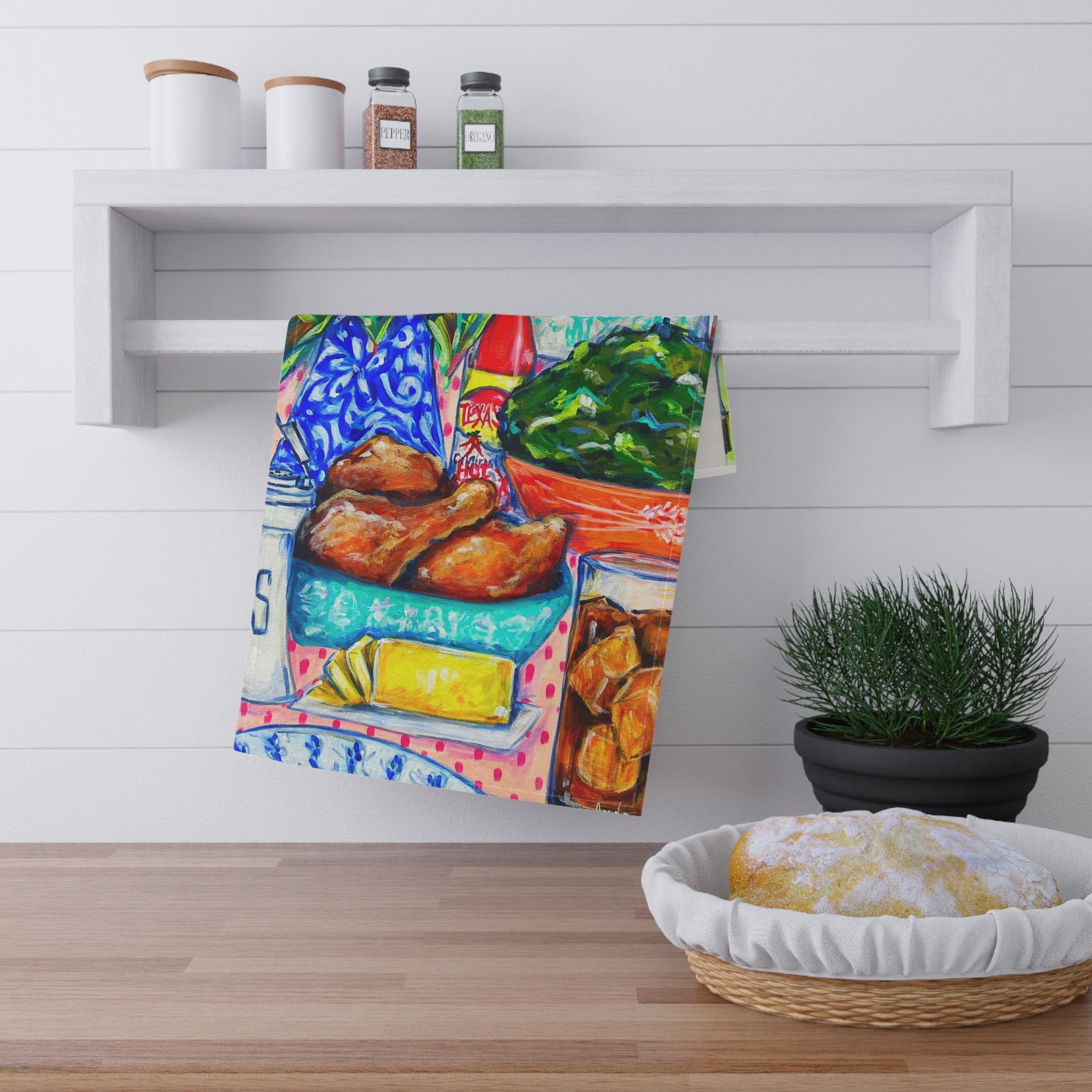 Sunday Dinner Tea Towel