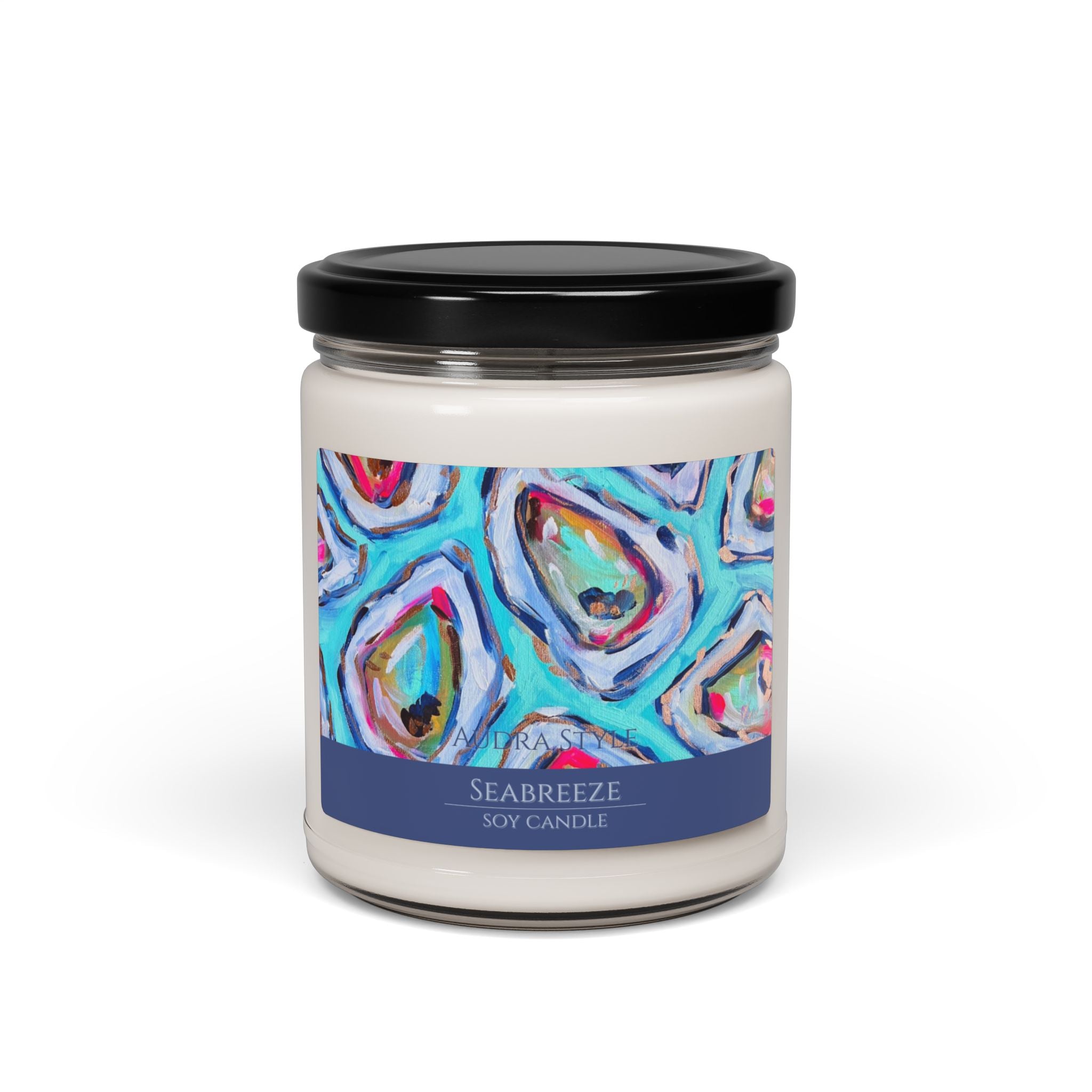 Seabreeze Scented Soy Candle - 9oz Coastal Design for Home Décor & Relaxation