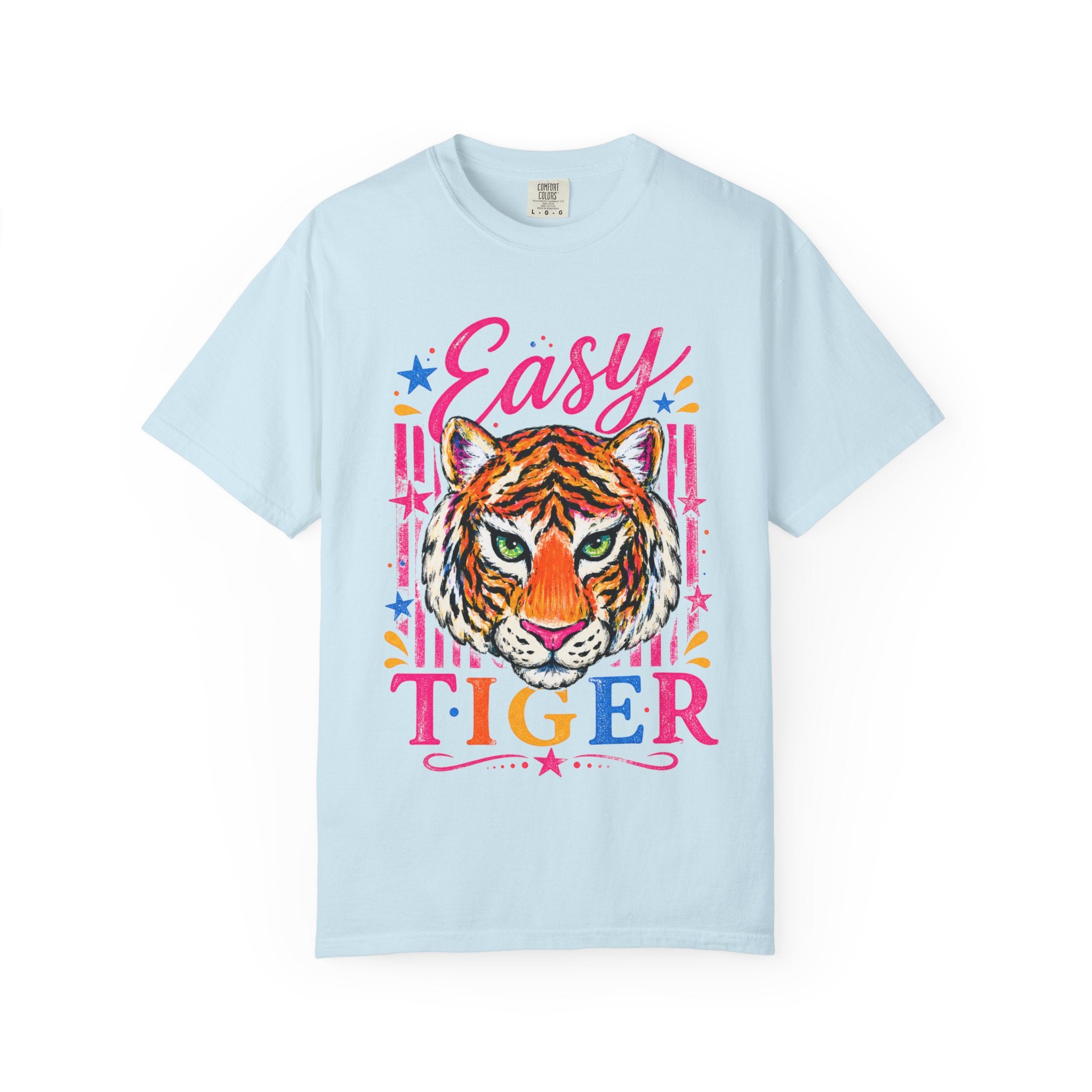 Easy Tiger T-Shirt | Colorful Tiger Graphic Tee