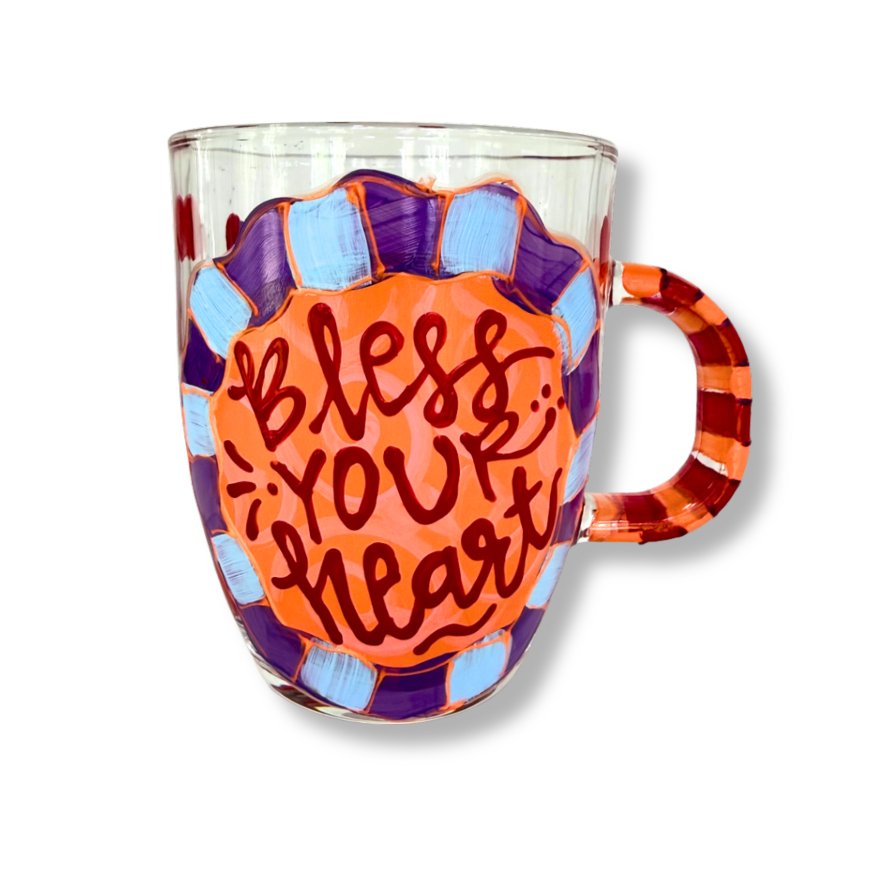 Bless Your Heart Hand Painted Coffee Mug