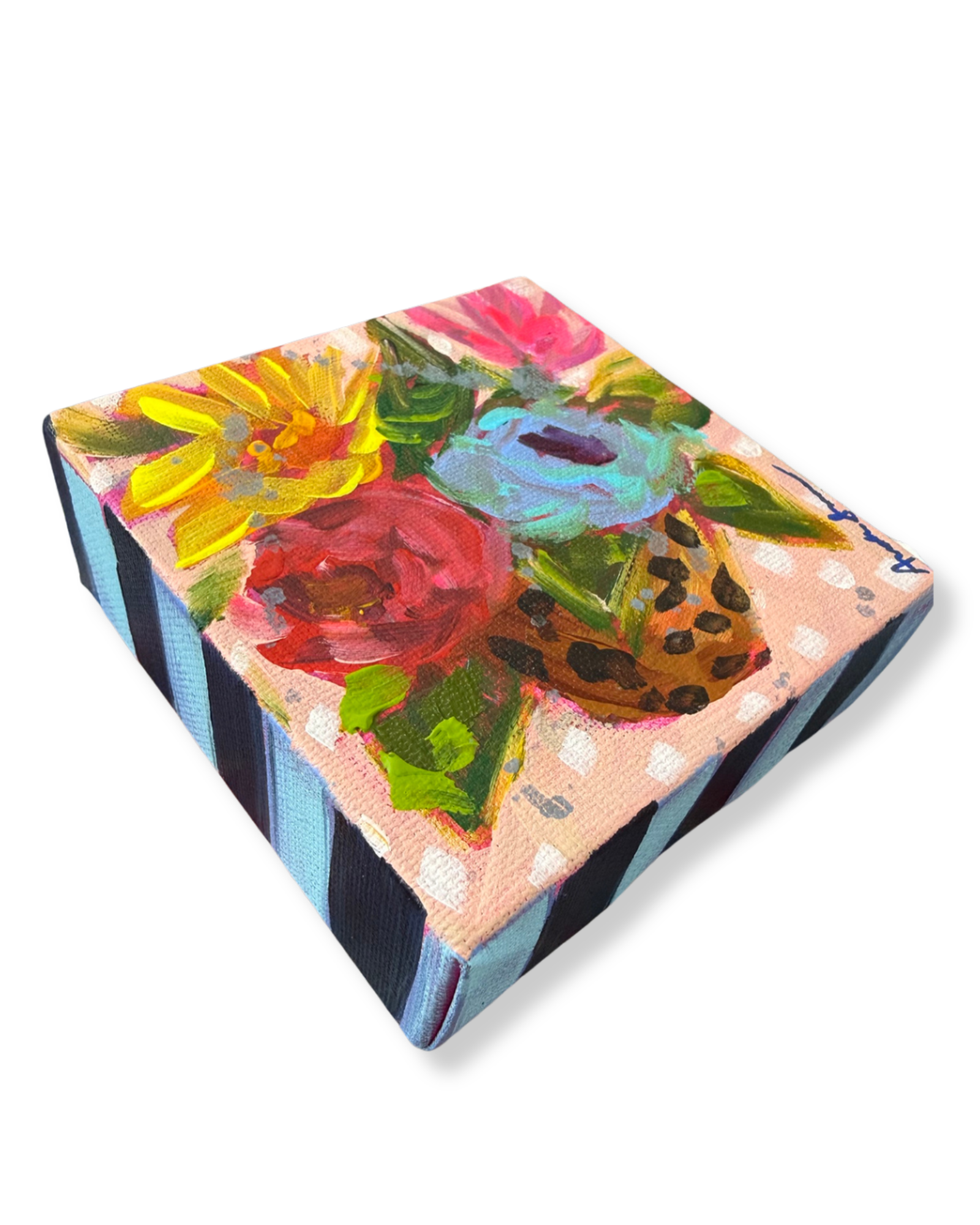 Floral Bouquet Original Painting | Whimsical Home Decor Art