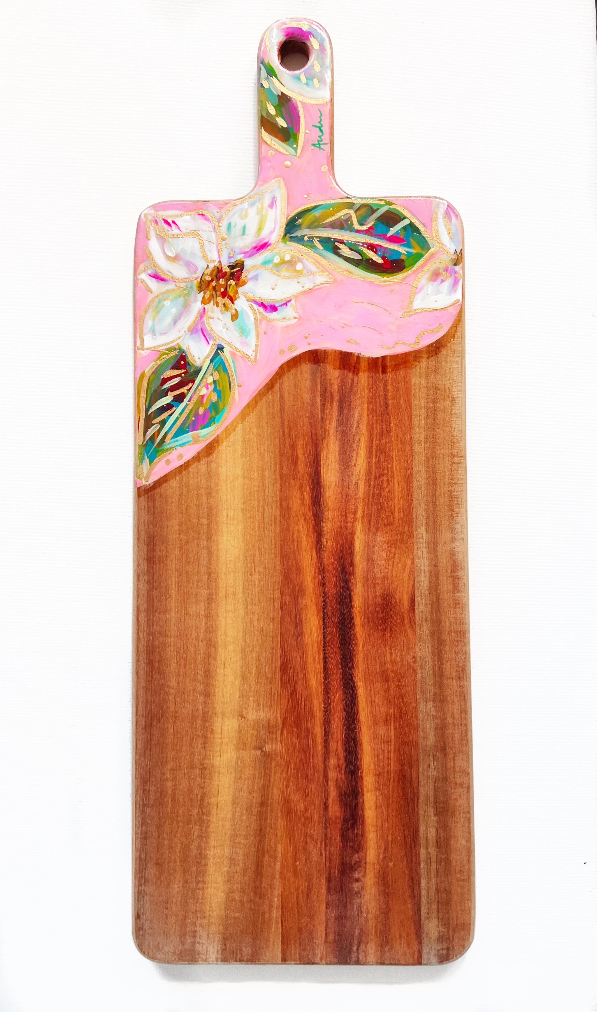 Long Cutting Board - Magnolias