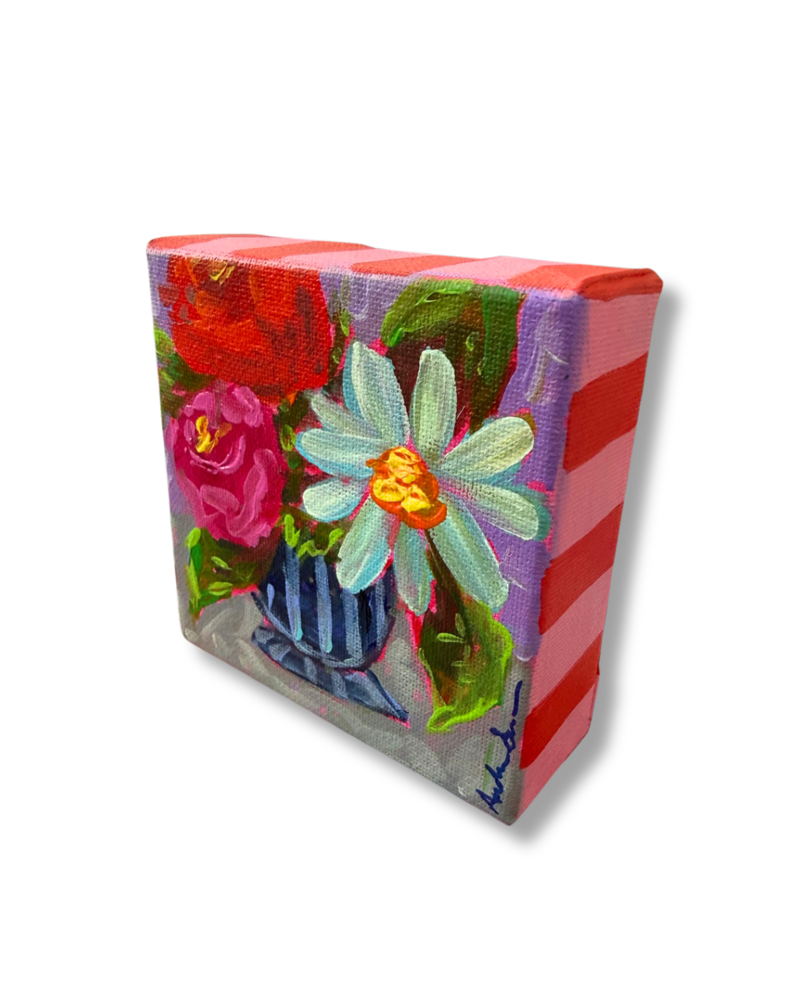 Floral Bouquet Original Painting | Whimsical Home Decor Art