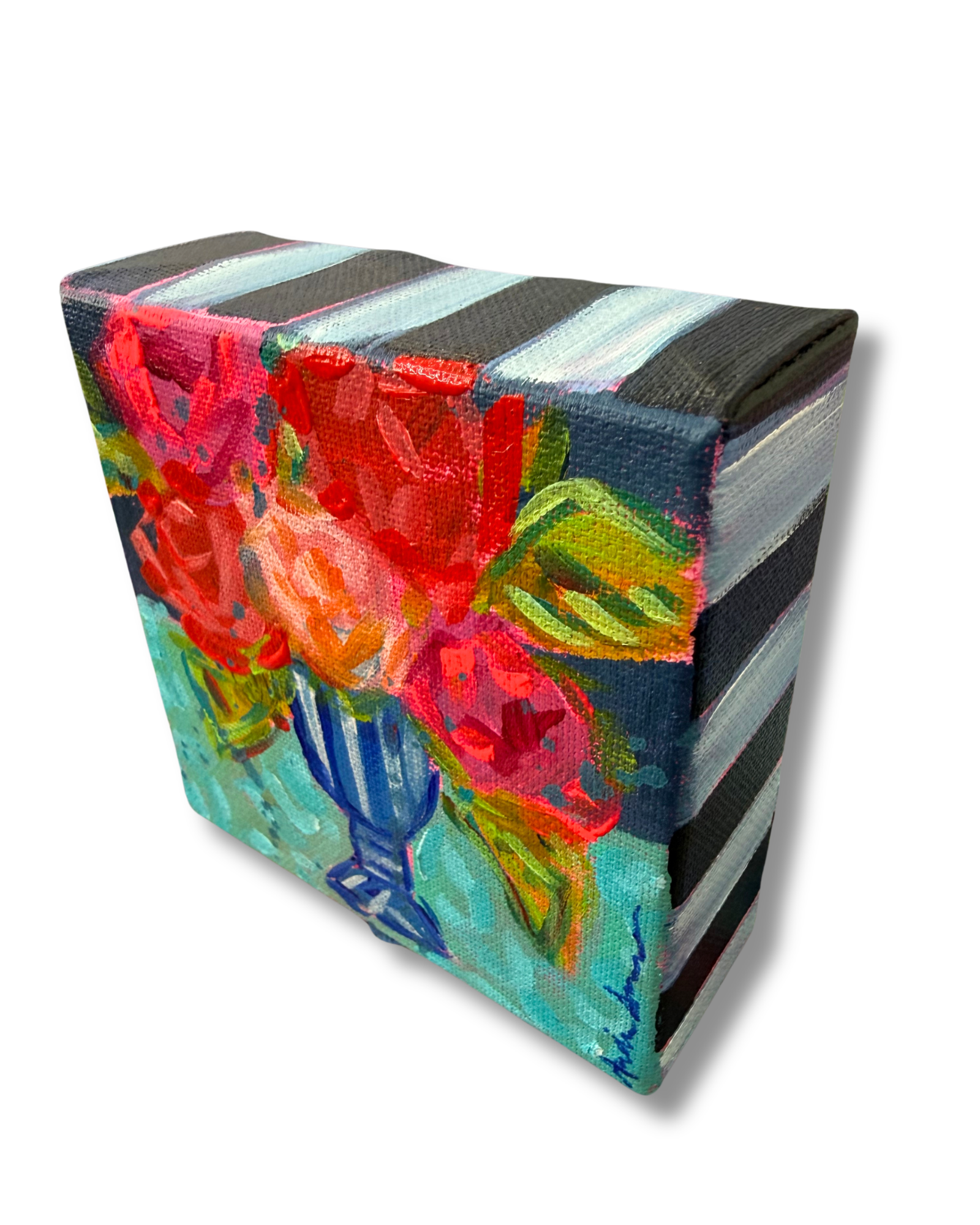 Floral Bouquet Original Painting | Whimsical Home Decor Art