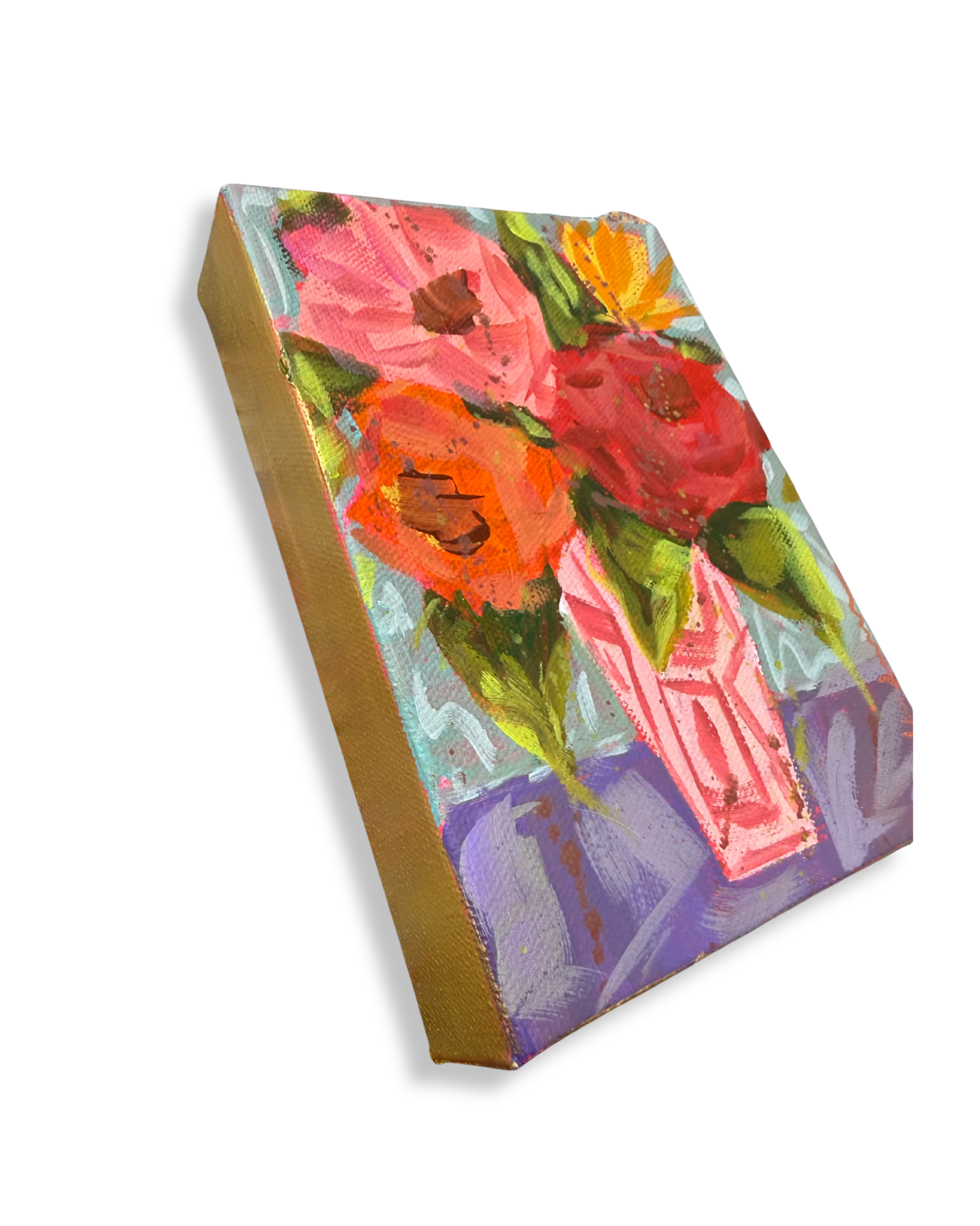 Floral Bouquet Original Painting | Whimsical Home Decor Art