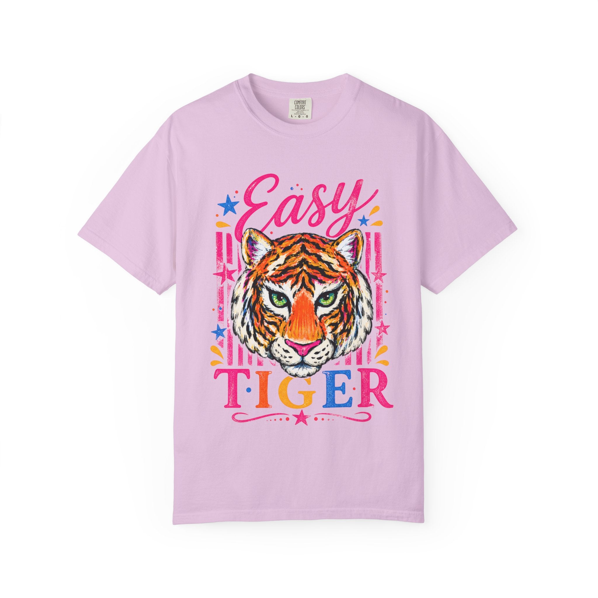 Easy Tiger T-Shirt | Colorful Tiger Graphic Tee
