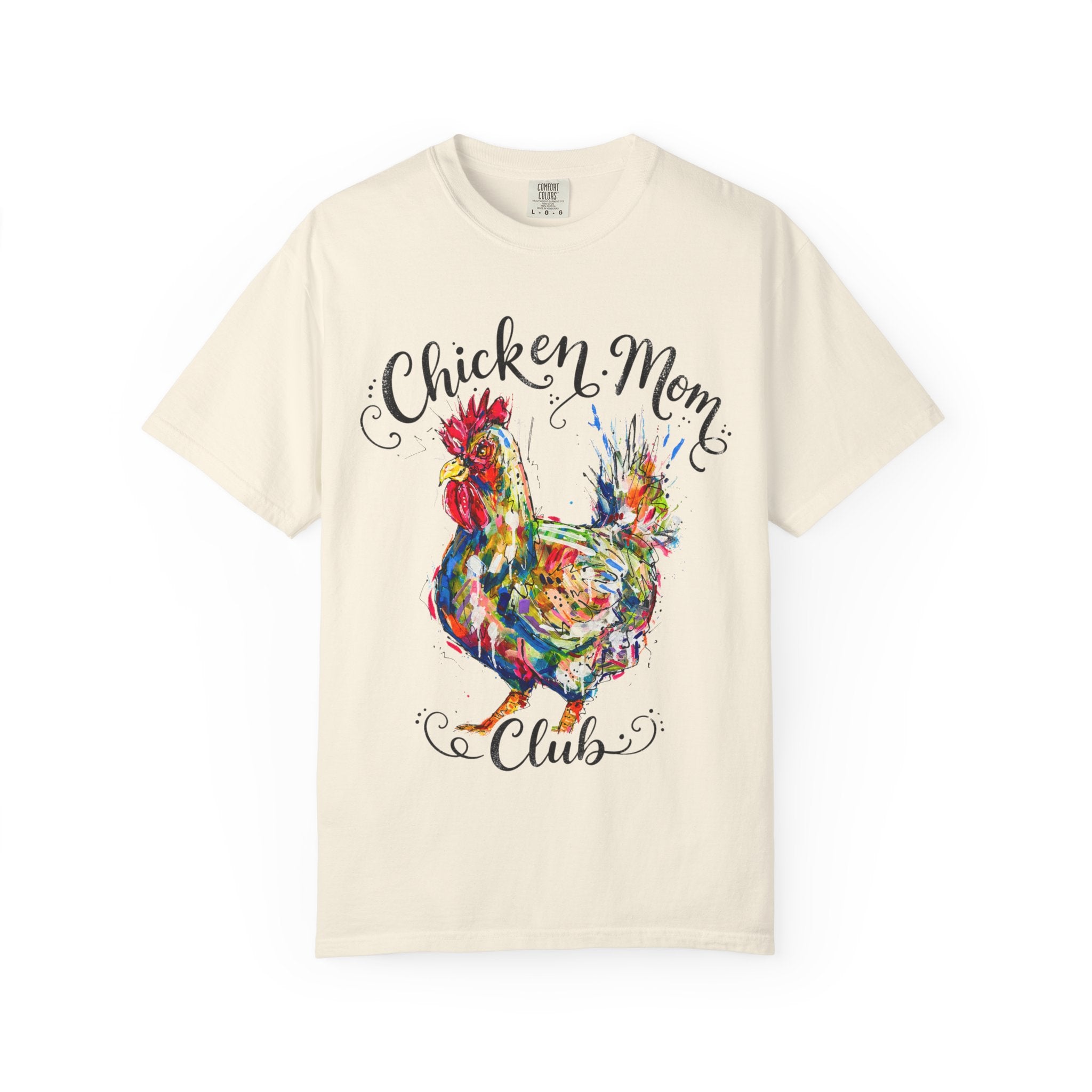 Chicken Mom Club T-Shirt | Colorful Funny Graphic Tee