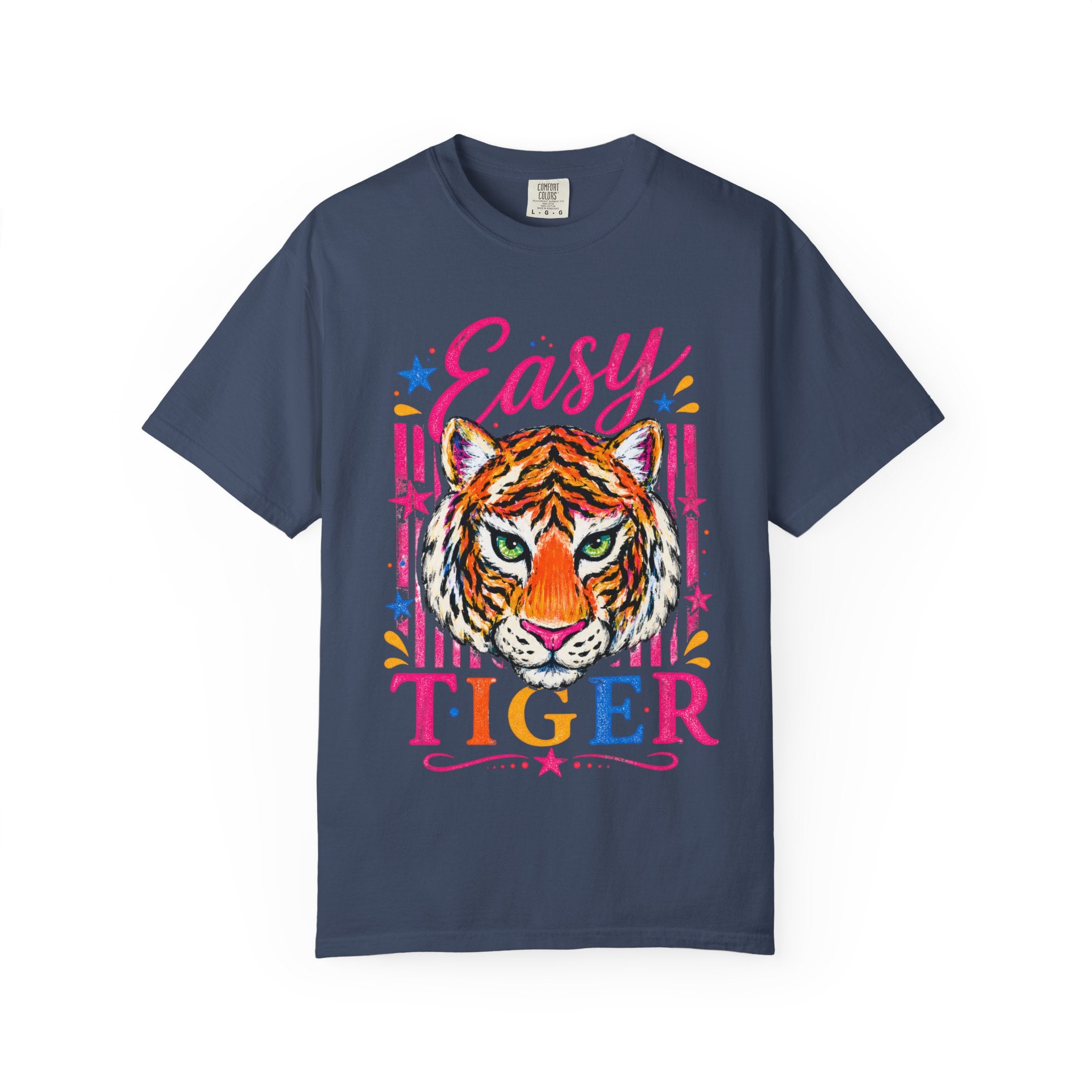 Easy Tiger T-Shirt | Colorful Tiger Graphic Tee