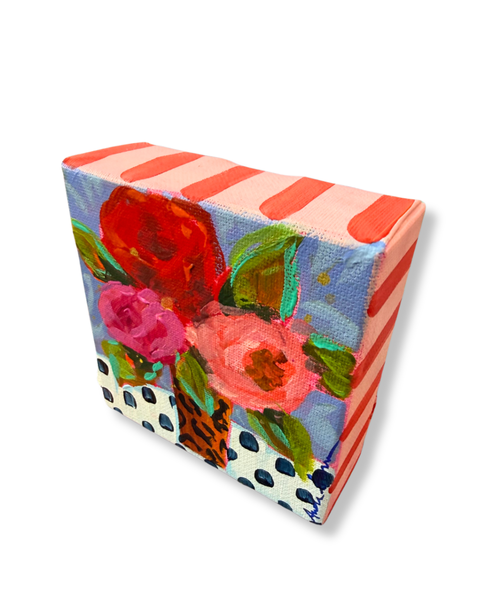 Floral Bouquet Original Painting | Whimsical Home Decor Art