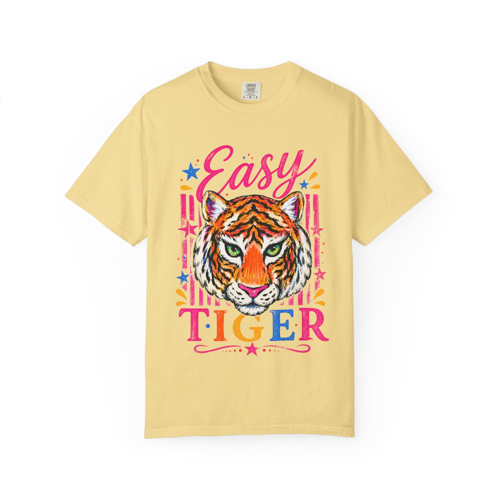 Easy Tiger T-Shirt | Colorful Tiger Graphic Tee