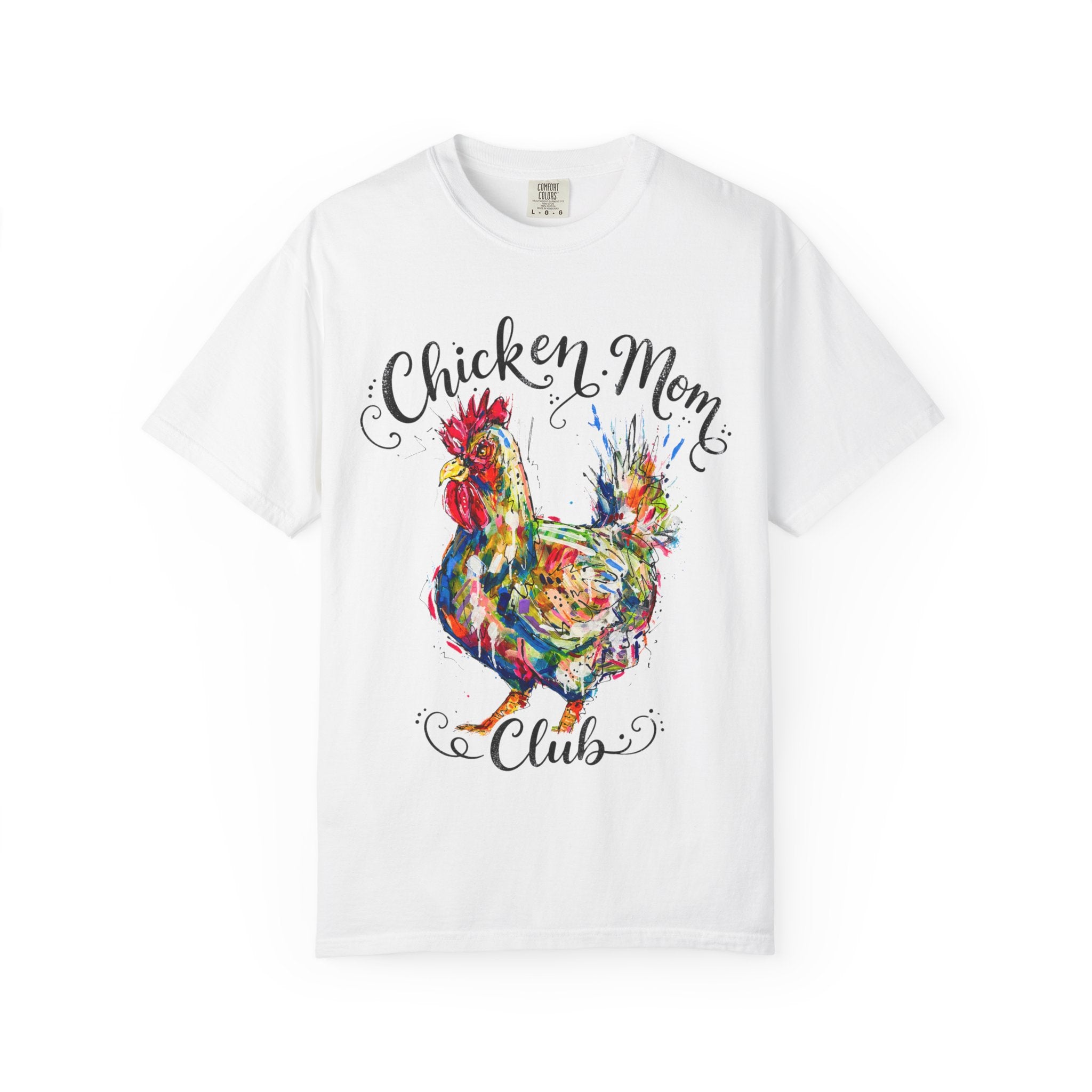Chicken Mom Club T-Shirt | Colorful Funny Graphic Tee