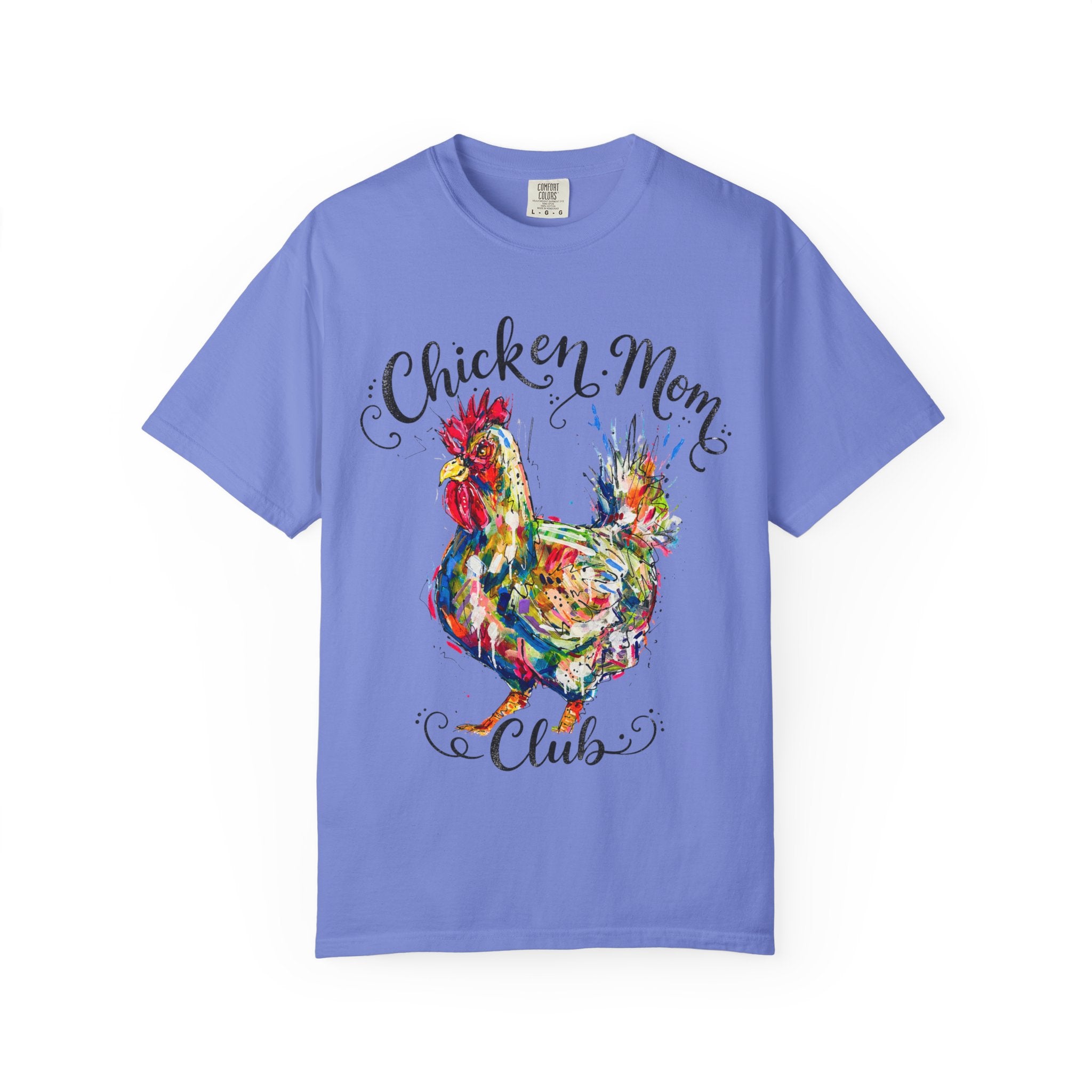 Chicken Mom Club T-Shirt | Colorful Funny Graphic Tee