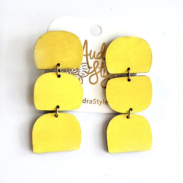 Triple Dangle Earrings - 16 Colors