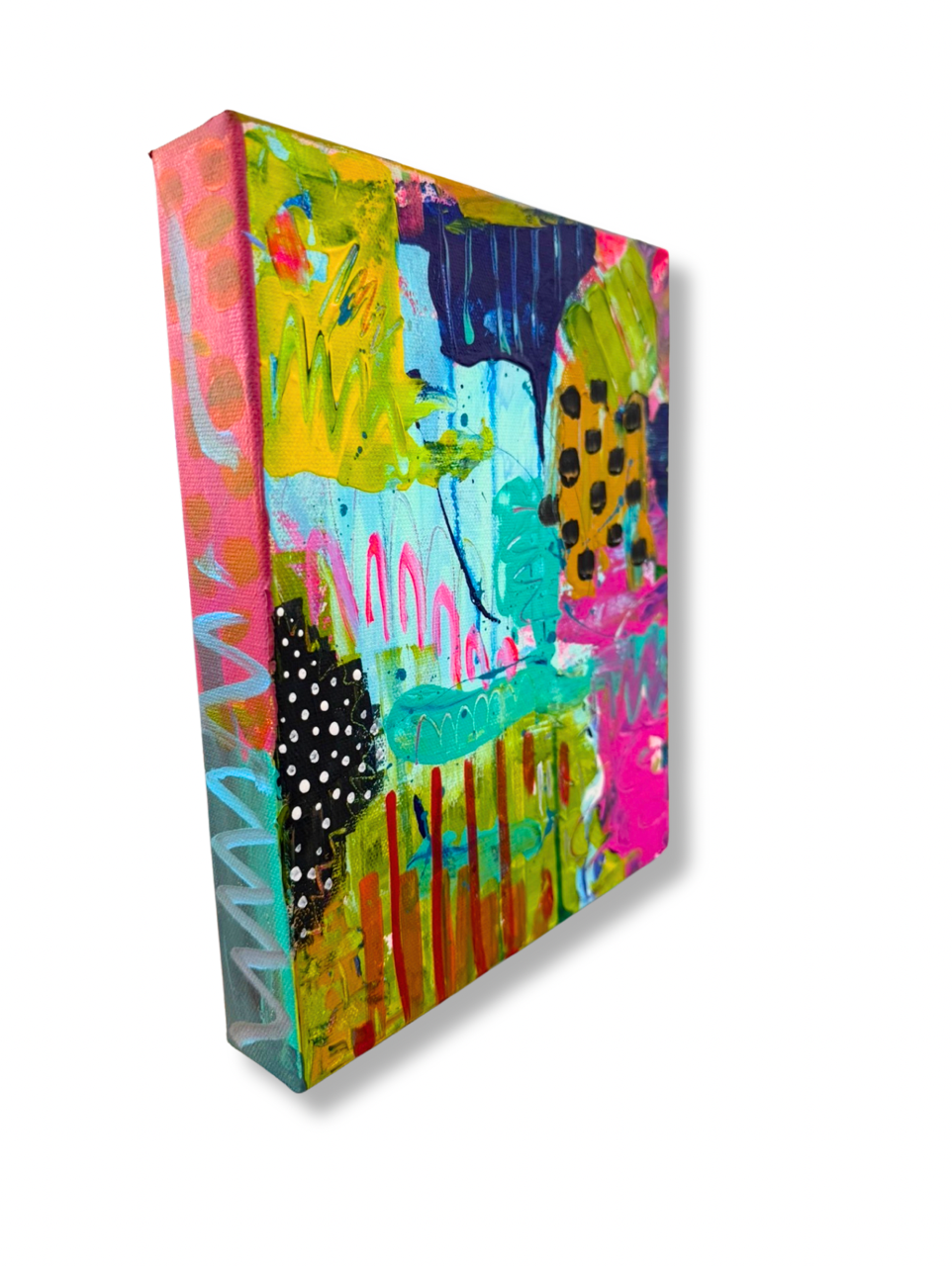 Good Noise - Original Abstract Painting 8x10 | Audra Style