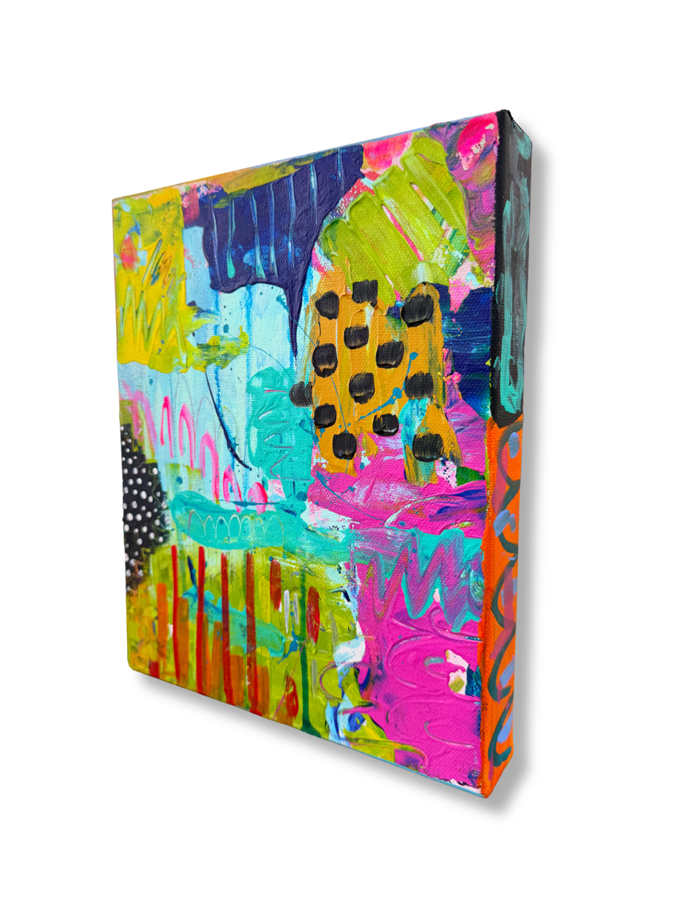 Good Noise - Original Abstract Painting 8x10 | Audra Style