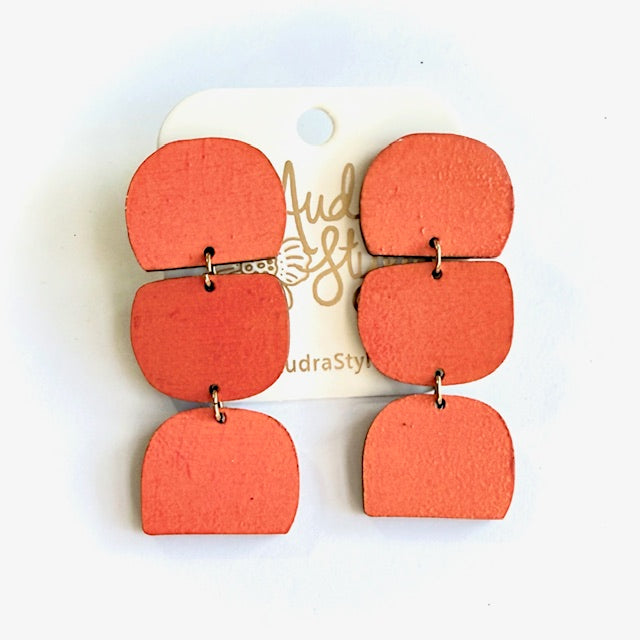 Triple Dangle Earrings - 16 Colors