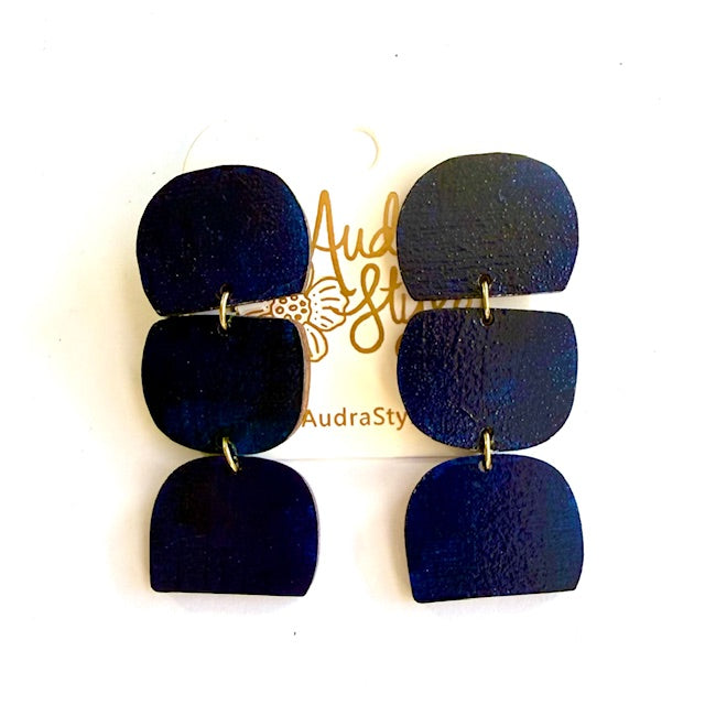 Triple Dangle Earrings - 16 Colors