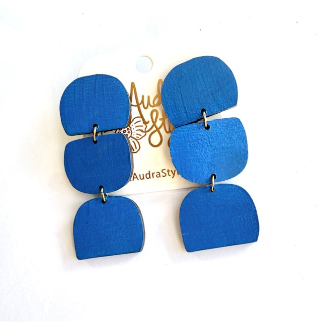 Triple Dangle Earrings - 16 Colors