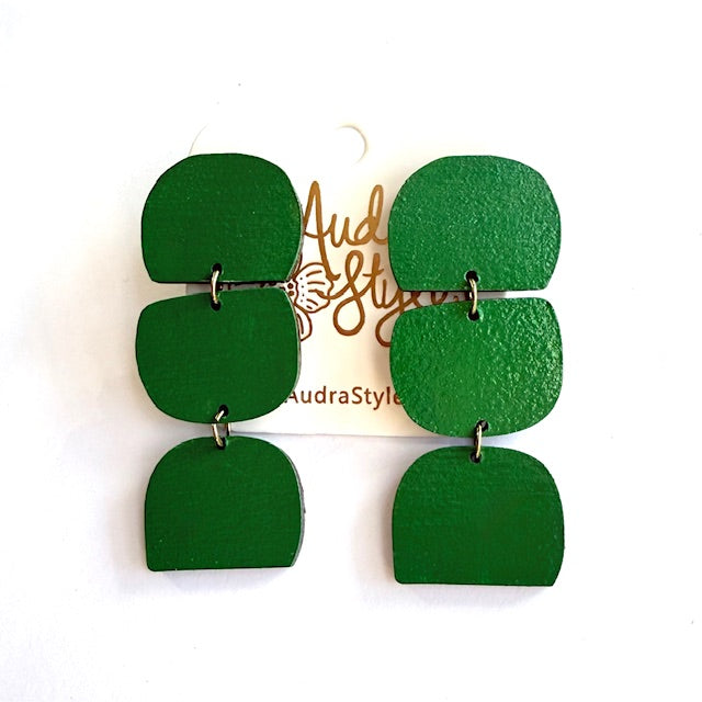 Triple Dangle Earrings - 16 Colors