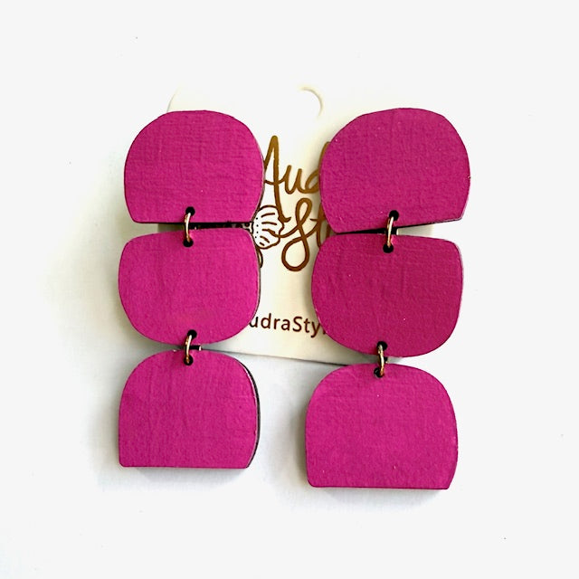 Triple Dangle Earrings - 16 Colors