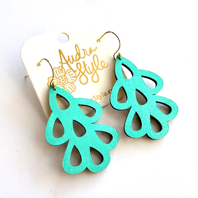 Loops Dangle Earrings - 16 Colors