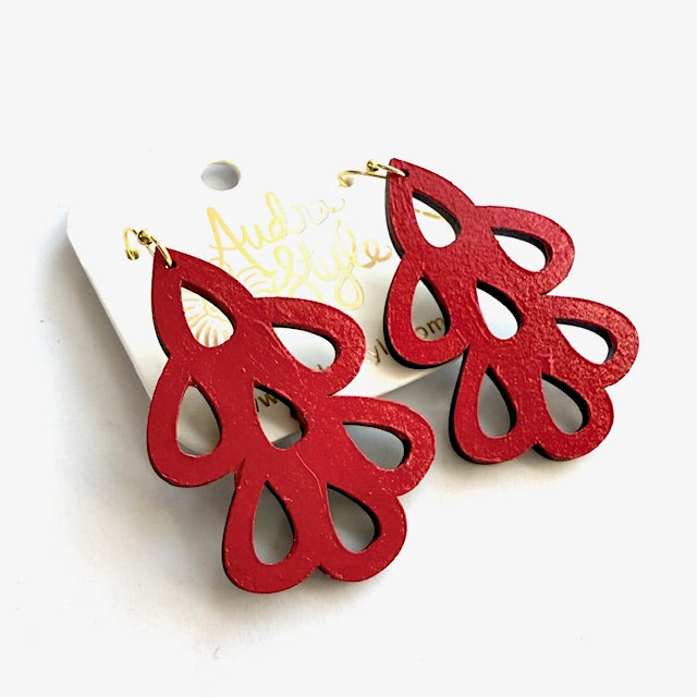 Loops Dangle Earrings - 16 Colors