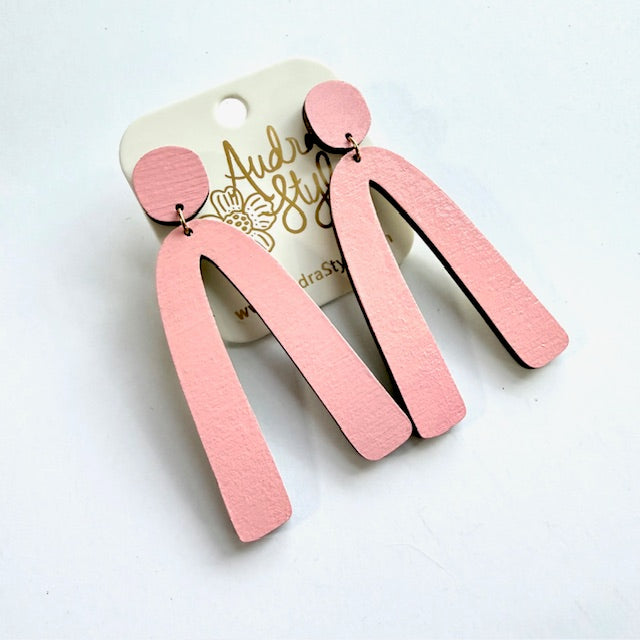 Arch Dangle Earrings - 16 Colors