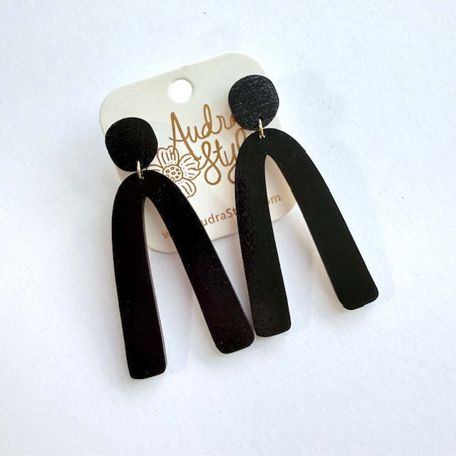 Arch Dangle Earrings - 16 Colors