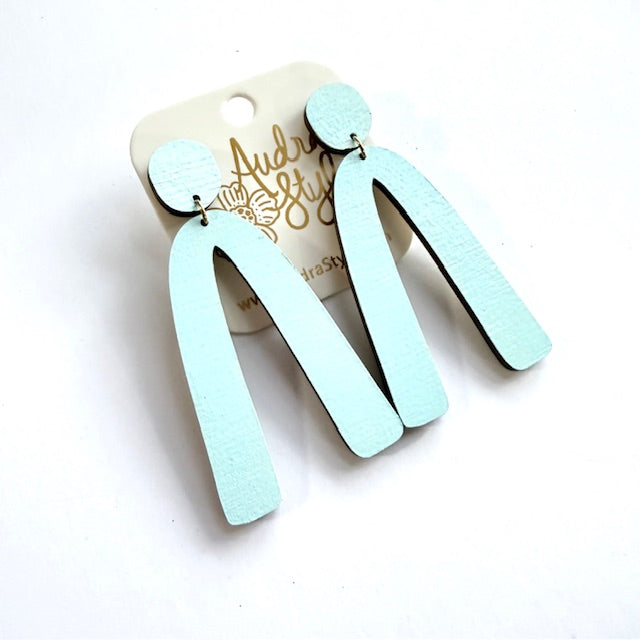 Arch Dangle Earrings - 16 Colors