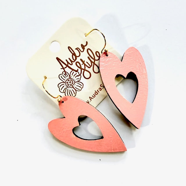 Heart Dangle Earrings