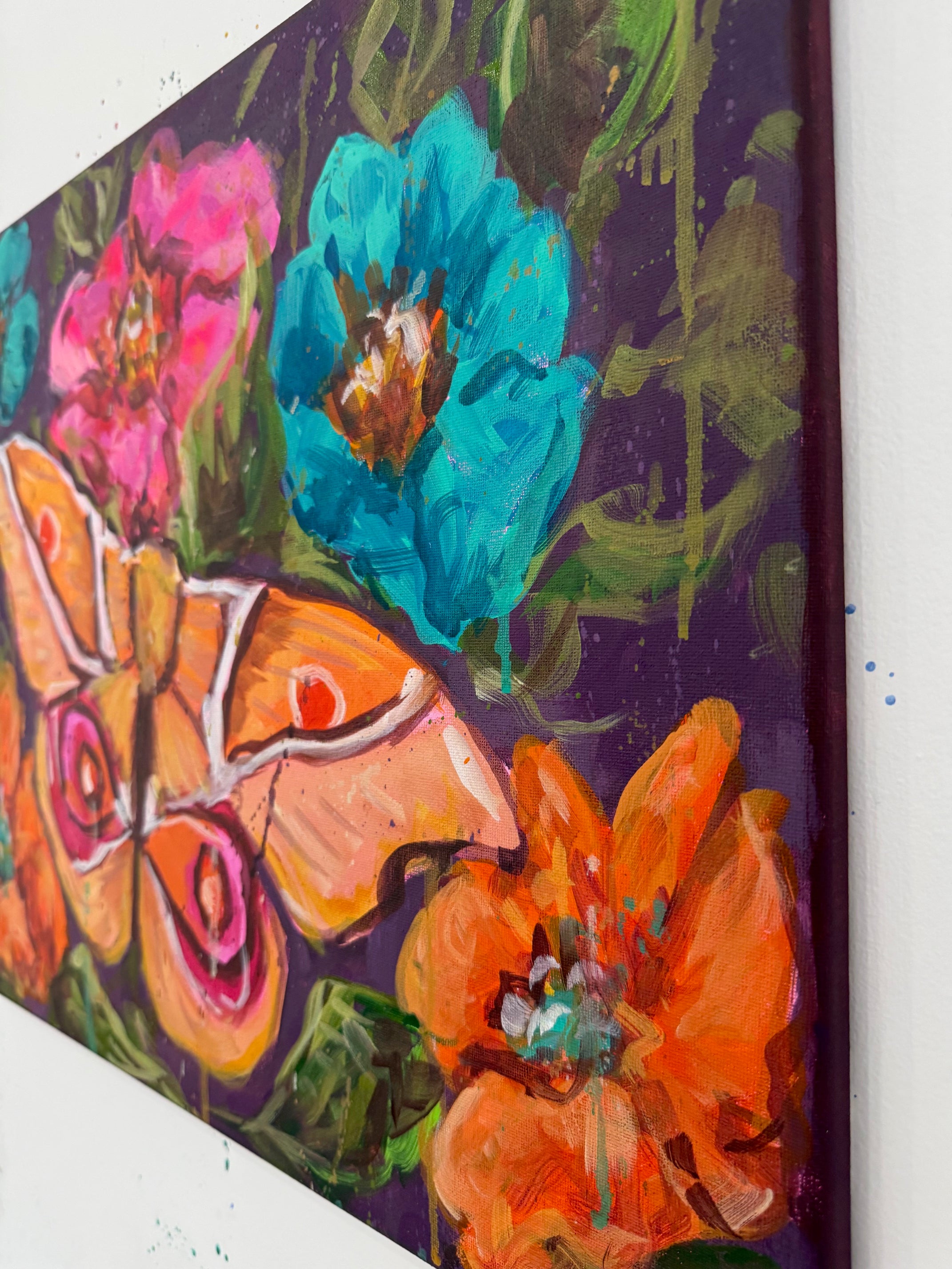 Porch Light Gospel | Original Moth Painting | Audra Style