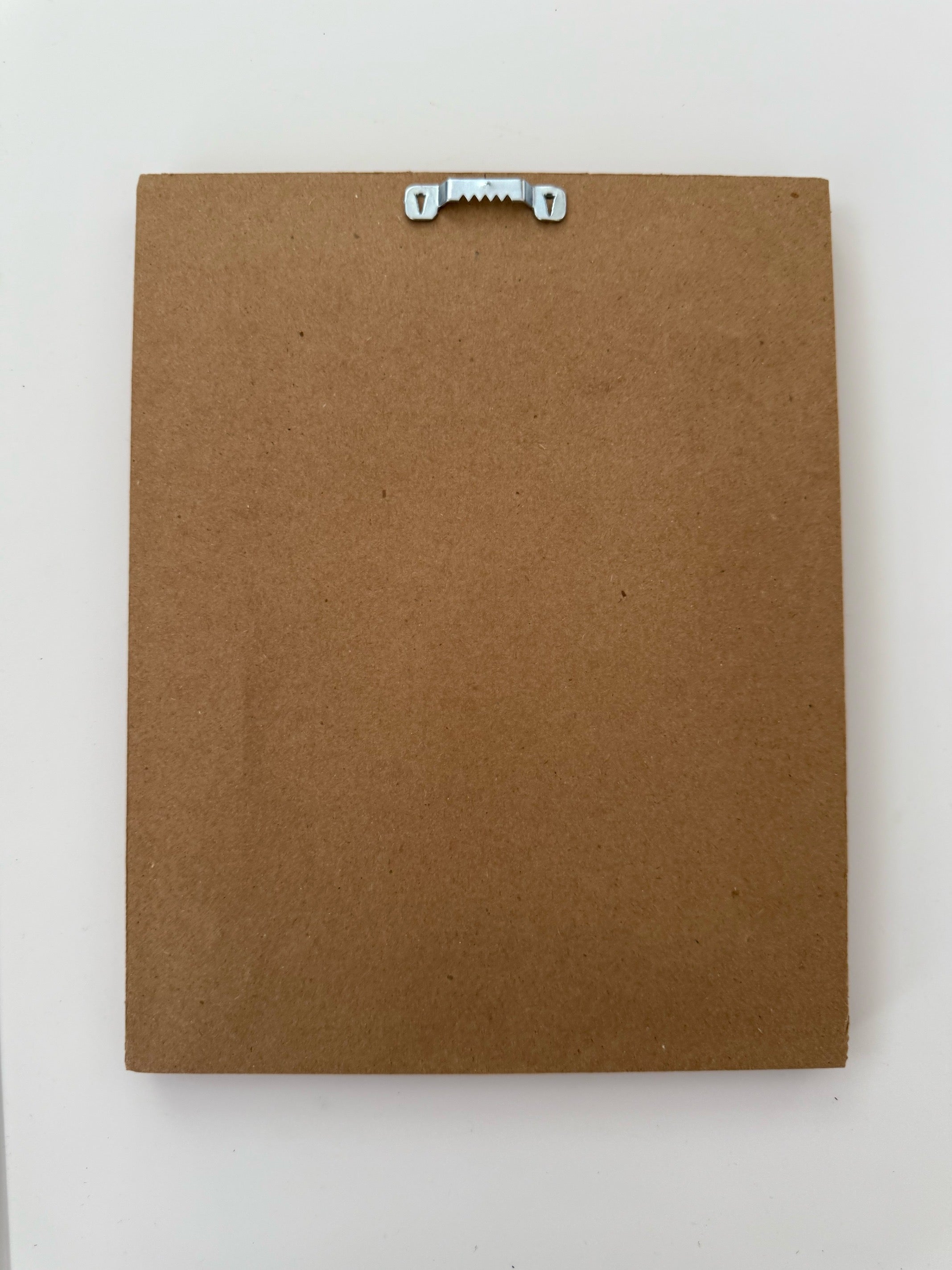 Framed Original Floral Painting on Canvas - Pink Stem