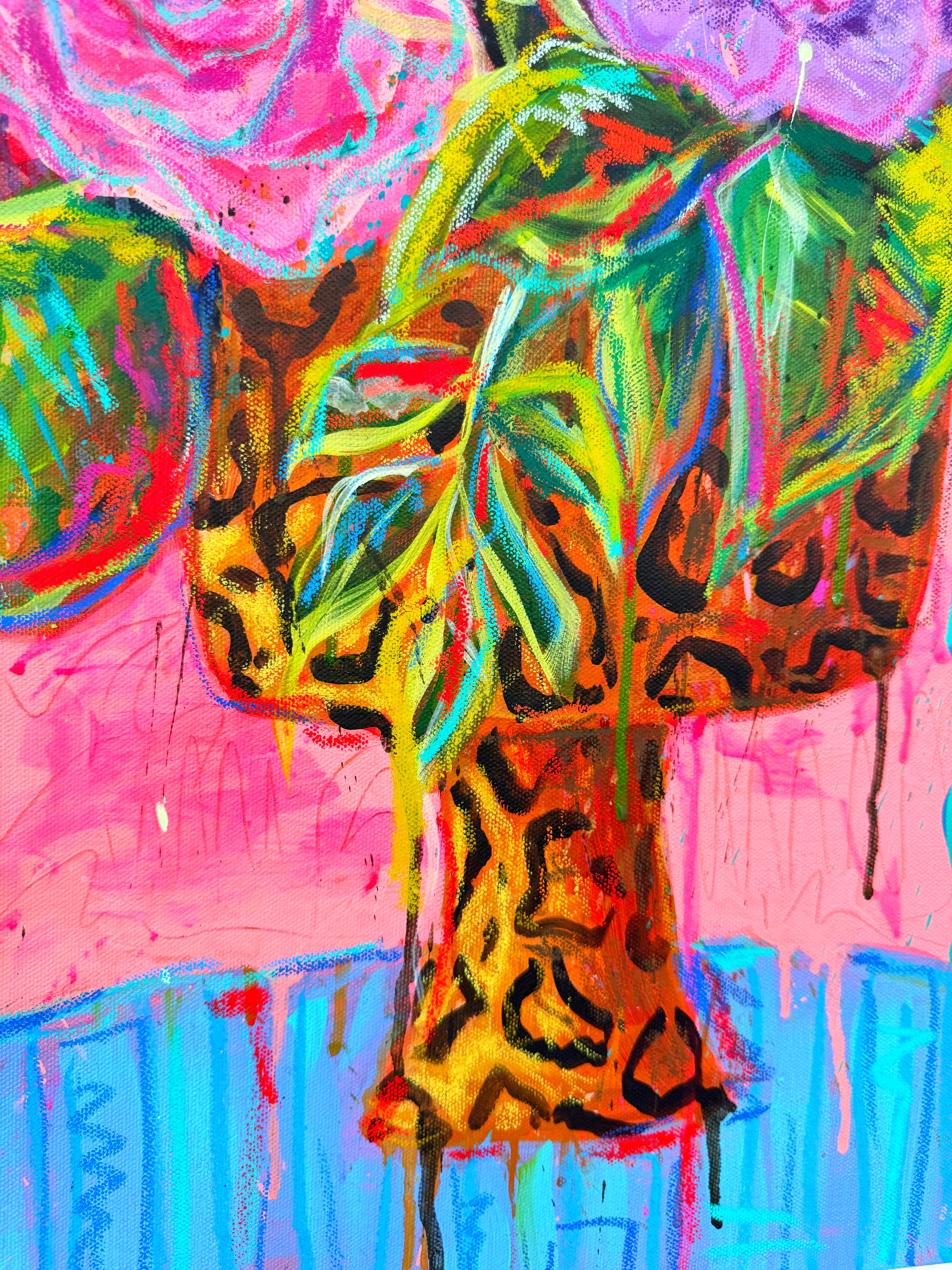 The Way That I Am | 36x36" Original Floral Painting by Audra Sampson