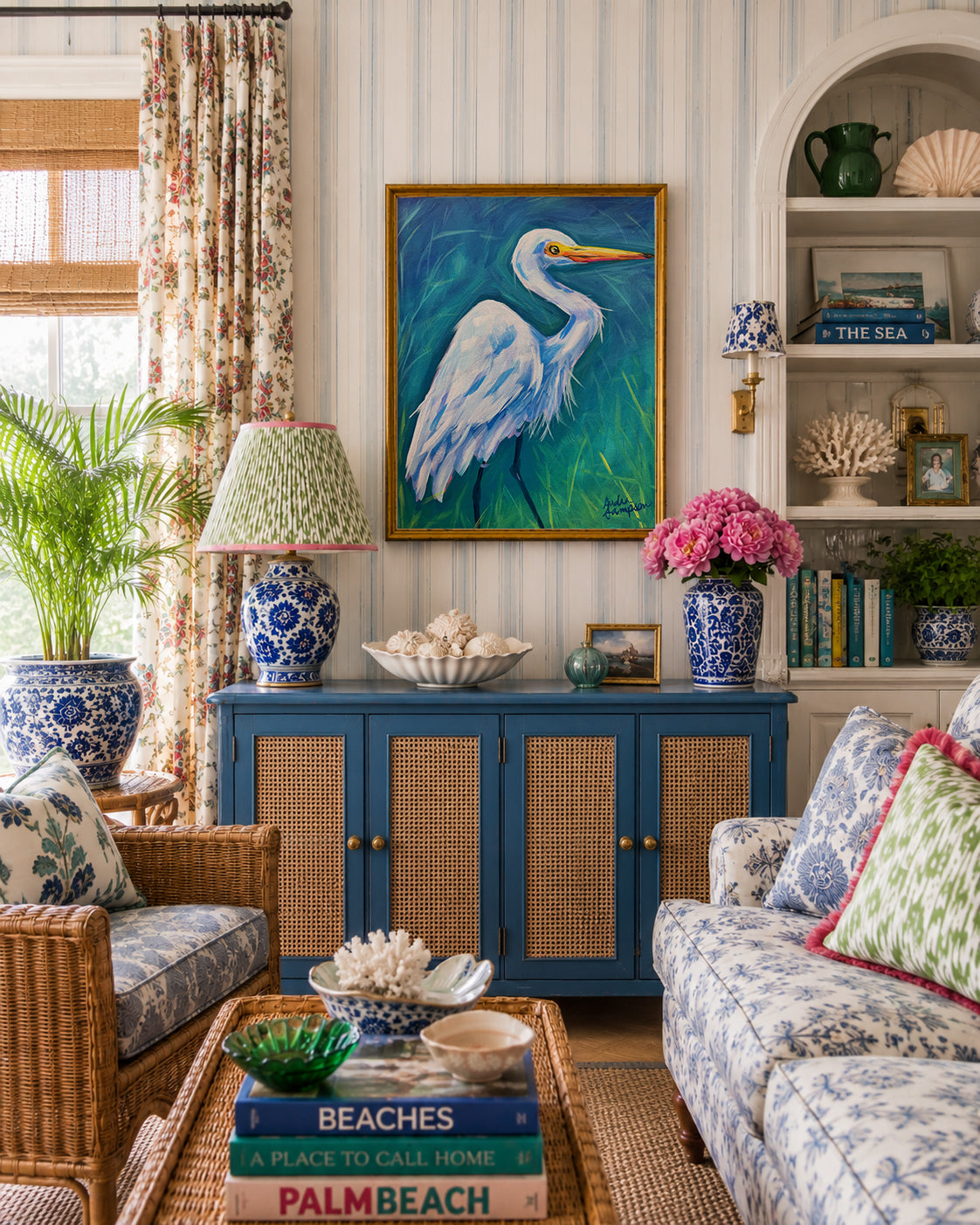 Egret Reproduction - Paper Print or Canvas