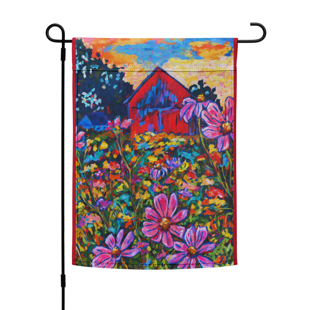 Red Barn Garden flag