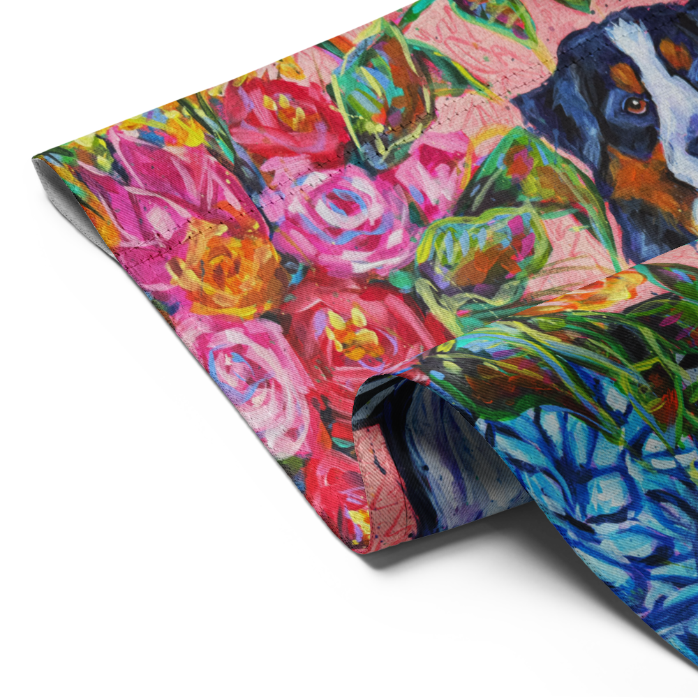 Bernese Mountain Dog Garden flag