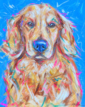 Load image into Gallery viewer, Golden Retriever Reproduction Print