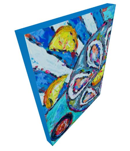 Oysters and Lemons Art Print on Paper or Canvas - Coastal Decor, Maximalist Nautical Beach Art Poster