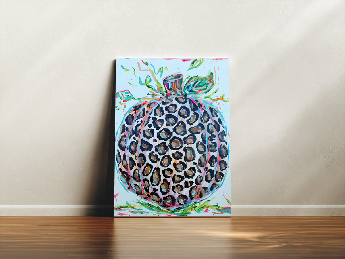 Leopard Pumpkin Reproduction Print