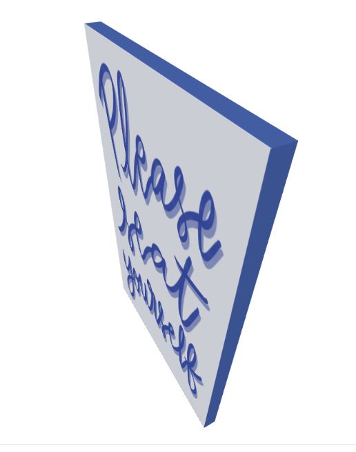 Please Seat Yourself Art Print on Paper or Canvas - Bathroom Decor, Maximalist Art Poster - Blue