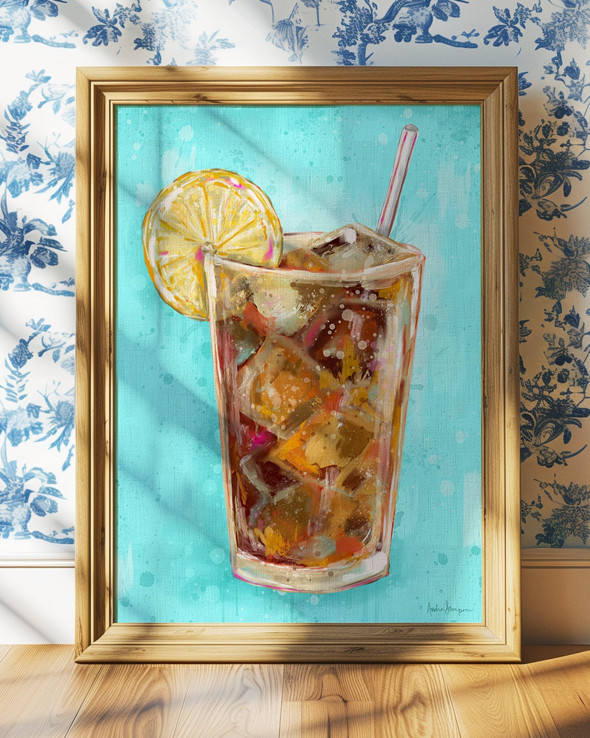Sweet Tea Art Print on Paper or Canvas - Southern Wall Art