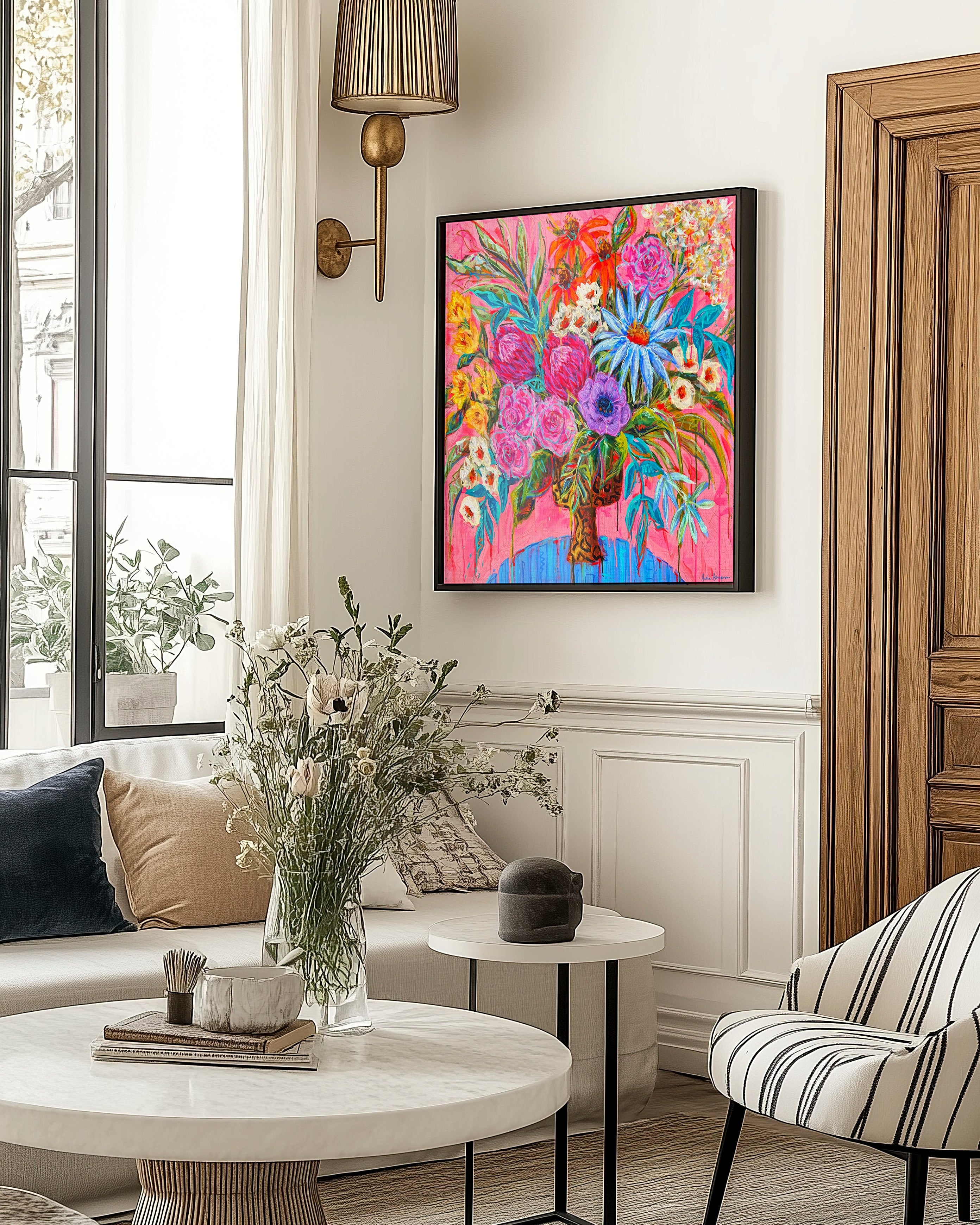 The Way That I Am | Floral Art Print by Audra Sampson