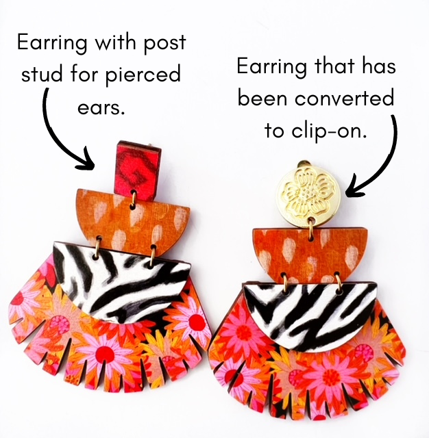 Convert or Make Your Clip On Earrings  Earings piercings, Clip on earrings,  Diy earrings