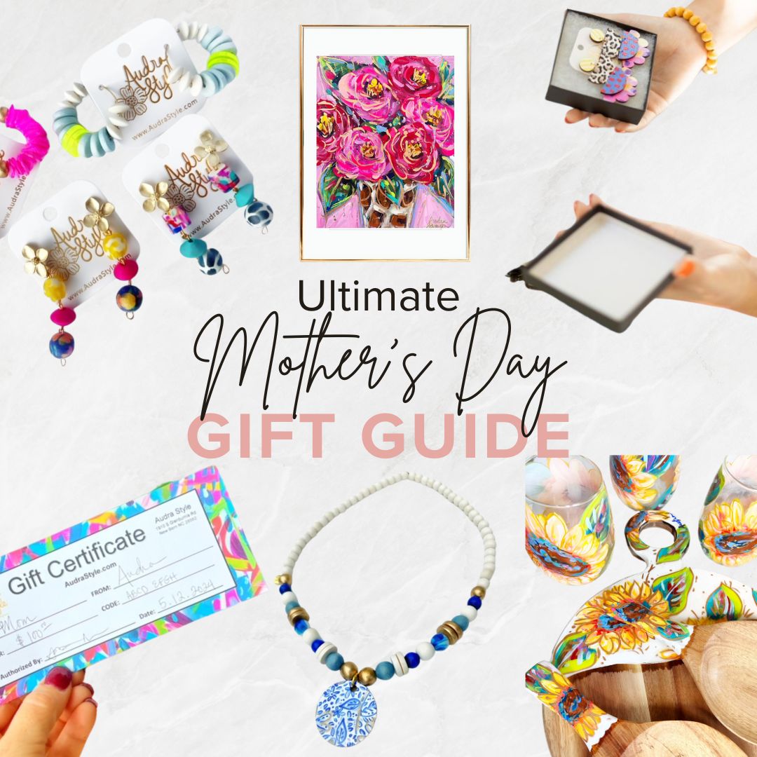 collection of gift ideas for mother's day