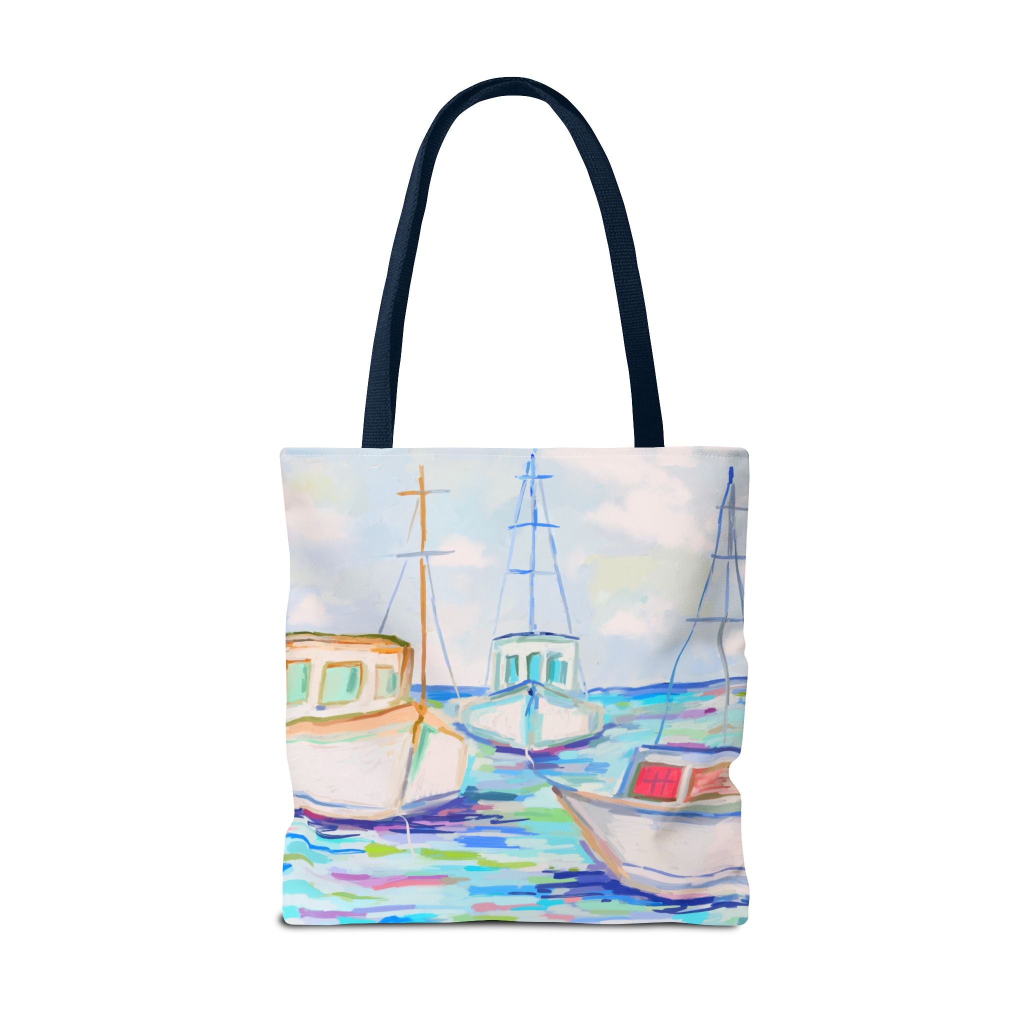 Fish Boats Tote Bag