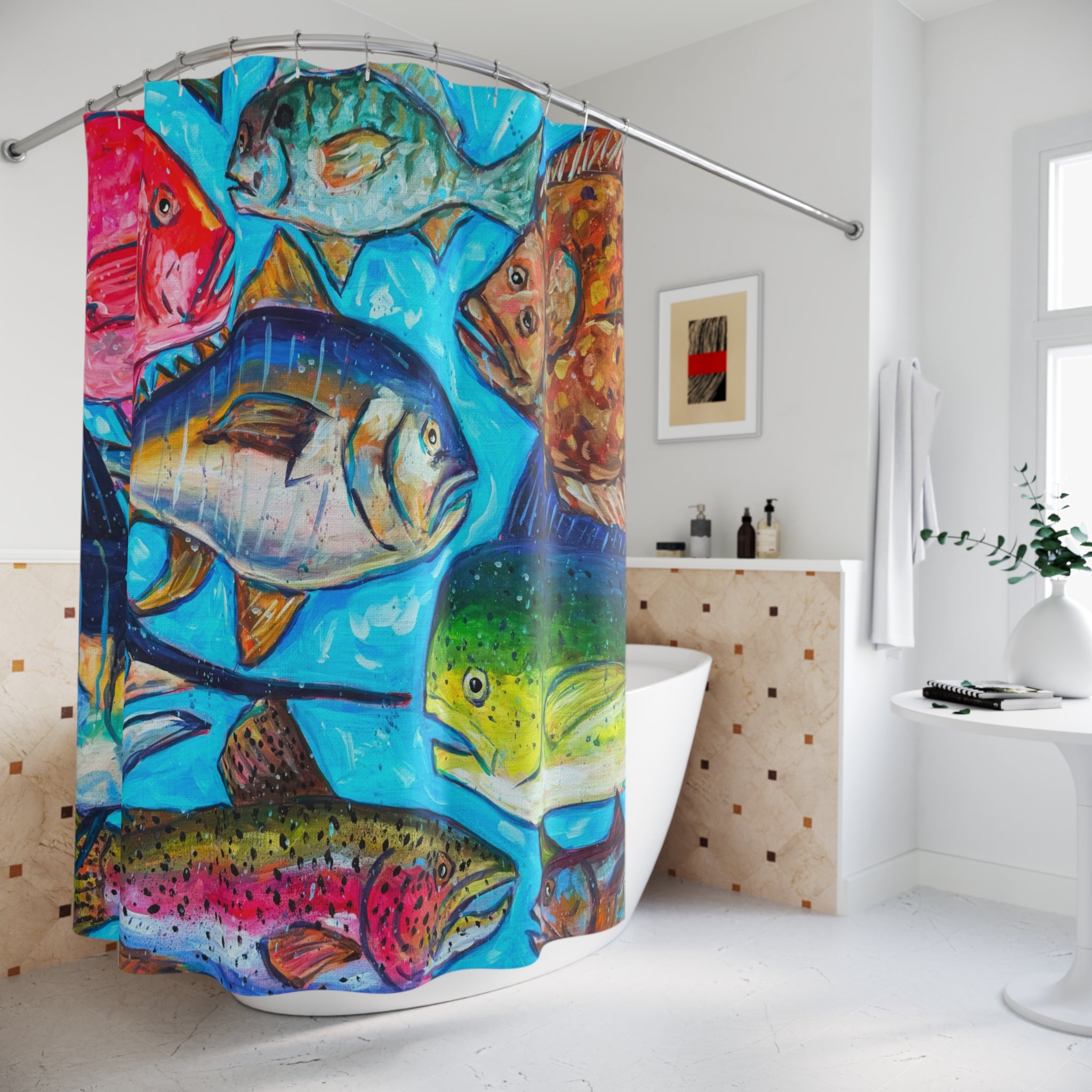 Collective Swim Shower Curtain